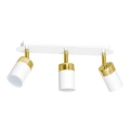Lampa sufitowa - JOKER biały/złoty 3xGU10 - MLP6130