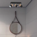 Lampa sufitowa - JOKER czarny/drewno 3xGU10 - MLP6304 - realizacja