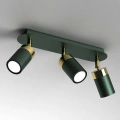 Lampa sufitowa - JOKER zielony/złoty 3xGU10 - MLP7719