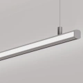 Profil aluminiowy LED PIKO-DUO anodowany z kloszem - wizualizacja