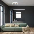 Lampa sufitowa - JOKER biały/drewno 3xGU10 - MLP6300 - realizacja