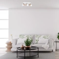 Lampa sufitowa - JOKER biały/drewno 3xGU10 - MLP6300 - realizacja
