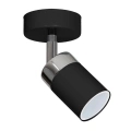 Lampa ścienna - JOKER czarny/chrom 1xGU10 - MLP910