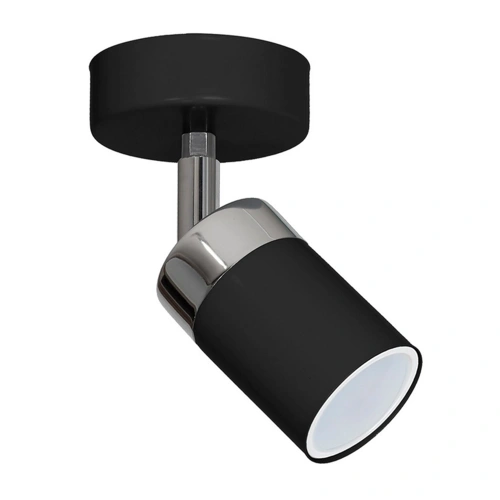 Lampa ścienna - JOKER czarny/chrom 1xGU10 - MLP910