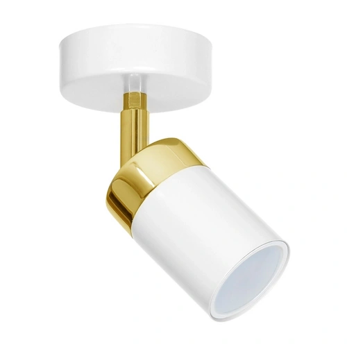 Lampa ścienna - JOKER biały/złoty 1xGU10 - MLP6128