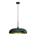 Lampa wisząca - LINCOLN zielony/złoty 1xE27 45cm - MLP7900