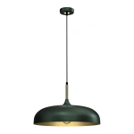 Lampa wisząca - LINCOLN zielony/złoty 1xE27 45cm - MLP7900