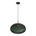 Lampa wisząca - LINCOLN zielony/złoty 1xE27 45cm - MLP7900