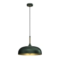 Lampa wisząca - LINCOLN zielony/złoty 1xE27 35cm - MLP8032