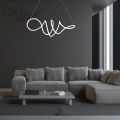 Lampa wisząca - LOCA biały 56W LED - ML5491 - realizacja