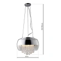 Lampa wisząca - LUNA chrom 3xE14 - ML3801 - wymiary