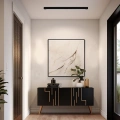 Lampa sufitowa - LUNGO czarny 1xT8 - MLP8910 - realizacja
