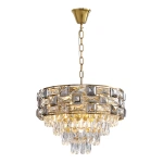 Lampa wisząca - LUXURIA złoty  9xE14  - ML8895