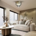 Lampa sufitowa - LUXURIA złoty 9xE14 - ML8884 - realizacja