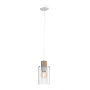 Lampa wisząca - MADERA biały 1xE27  - MLP8554