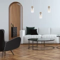 Lampa wisząca - MADERA biały 3xE27 - MLP8555 - realizacja