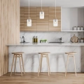 Lampa wisząca - MADERA biały 3xE27 - MLP8555 - realizacja