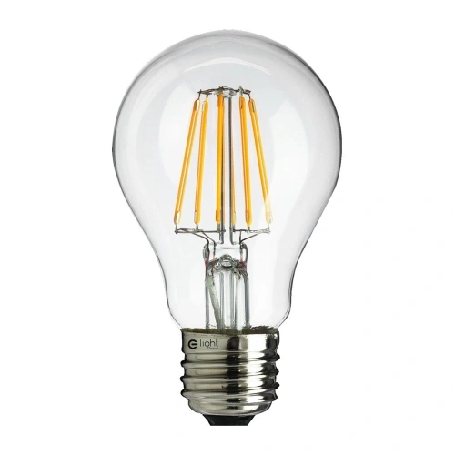 Żarówka dekoracyjna LED E27 A60 8W neutralna 4000K Filament - EKZF8013