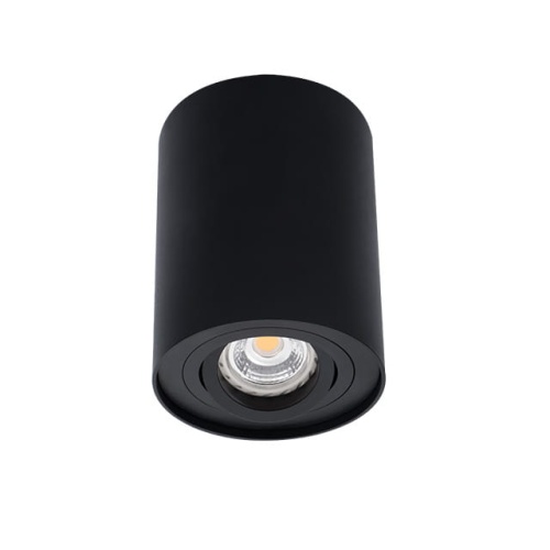 Sufitowa oprawa natynkowa BORD DLP-50-B - ruchoma - czarna