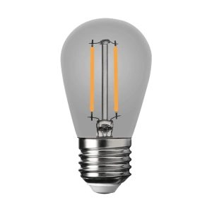Żarówka dekoracyjna  LED E27 ST45 1W biała ciepła 2700K - Filament - Smoked - EKZF8263