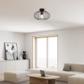 Lampa sufitowa - MERIDIANO czarny 1xE27 - MLP7958 - realizacja