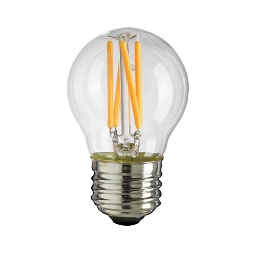 Żarówka dekoracyjna LED E27 G45 5W biała ciepła 2700K - Filament - EKZF9136