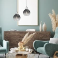 Lampa wisząca - MONTE srebrny fi 150 1xE27 - MLP8321 - realizacja