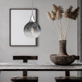 Lampa wisząca - MONTE srebrny fi 150 1xE27 - MLP8321 - realizacja