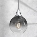 Lampa wisząca - MONTE srebrny fi 150 1xE27 - MLP8321