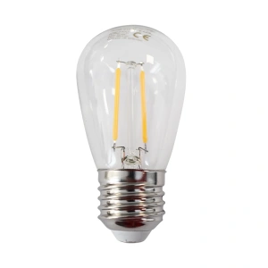 Żarówka dekoracyjna  LED E27 ST45 1W biała ciepła 2700K - Filament - EKZF1050