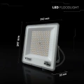 Naświetlacz LED 100W 3w1 CCT 80lm/W czarny - VT-44110CCT