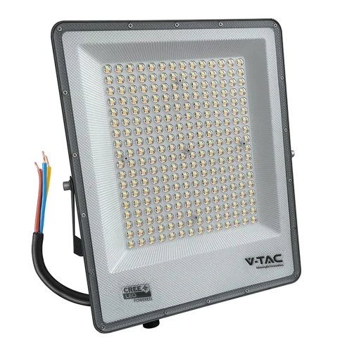 Naświetlacz LED 200W 3w1 CCT 82lm/W czarny - VT-44209CCT