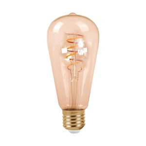 Żarówka dekoracyjna  LED E27 4W biała ciepła 2700K - Filament - Spiral - ML556