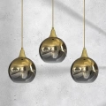 Lampa wisząca - MONTE złoty 3xE27 - MLP8402