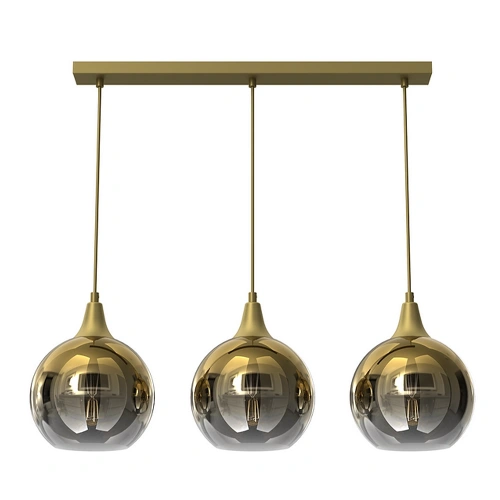 Lampa wisząca - MONTE złoty 3xE27 - MLP8402