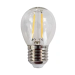 Żarówka dekoracyjna  LED E27 G45 2W biała ciepła 2700K - Filament - EKZF1074