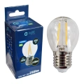 Żarówka dekoracyjna LED E27 G45 2W biała ciepła 2700K - Filament - EKZF1074 - z opakowaniem