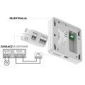 Regulator pokojowy - bezprzewodowy 868MHz – R-8z – biały – Sinum - Podłączenie