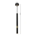 Lampa wisząca - MONZA czarny/złoty 1xG9 - MLP6333 - wymiary