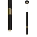 Lampa wisząca - MONZA czarny/złoty 1xG9 - MLP6333