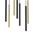 Lampa wisząca - MONZA czarny/złoty 7xG9 - MLP8843