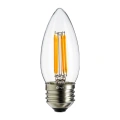 Żarówka dekoracyjna LED E27 C37 4W neutralna 4000K - Filament - EKZF103