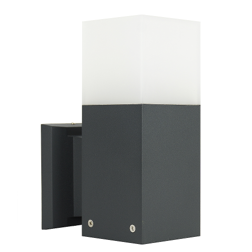 Lampa elewacyjna 1x E27 - CUBE CB-K DG