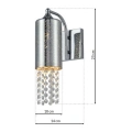 Lampa ścienna - MOONLIGHT chrom 1xE14 - ML4362 - wymiary