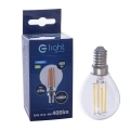 Żarówka dekoracyjna LED E14 G45 4W neutralna 4000K - Filament - EKZF380 - z opakowaniem