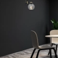 Lampa ścienna - OMEGA czarny/złoty 1xE27 - MLP6528 - realizacja