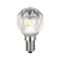 Żarówka dekoracyjna LED E14 G40 3W neutralna 4000K - Filament - Kryształ - EKZA7698 -