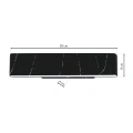 Lampa ścienna - PIERCE czarny 12W LED - ML6471 - wymiary