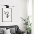 Lampa ścienna - PINTO czarny 12W LED 50cm - ML8236 - realizacja