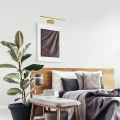 Lampa ścienna - PINTO złoty 7W LED 30cm - ML8250 - realizacja